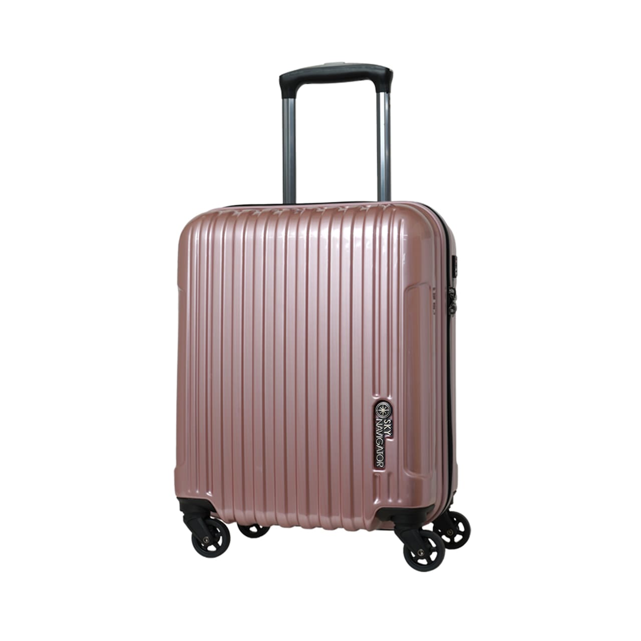 SKYNAVIGATORのスーツケースSK-0722-41のピンクヘアラインの正面振り画像