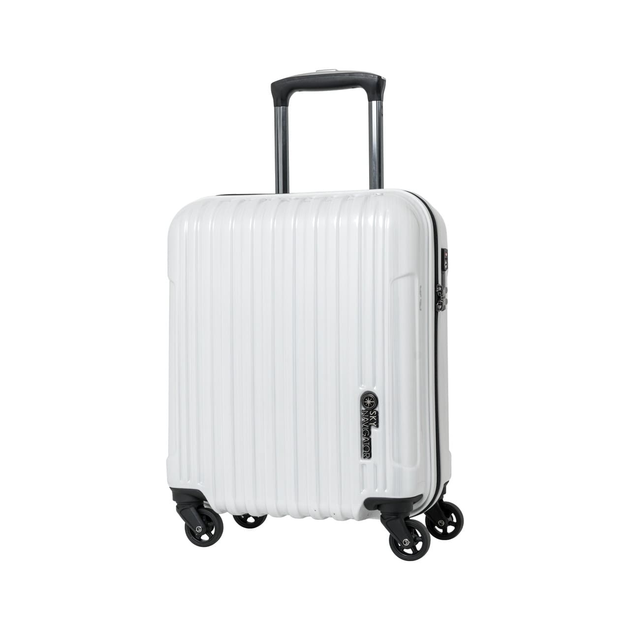SKYNAVIGATORのスーツケースSK-0722-41のホワイトヘアラインの正面振り画像