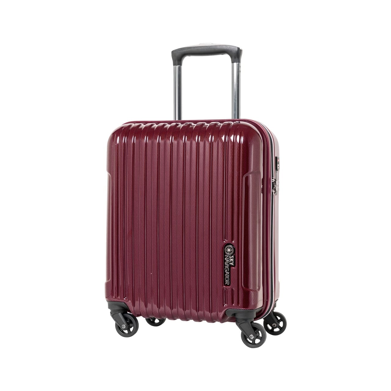SKYNAVIGATORのスーツケースSK-0722-41のワインカーボンの正面振り画像