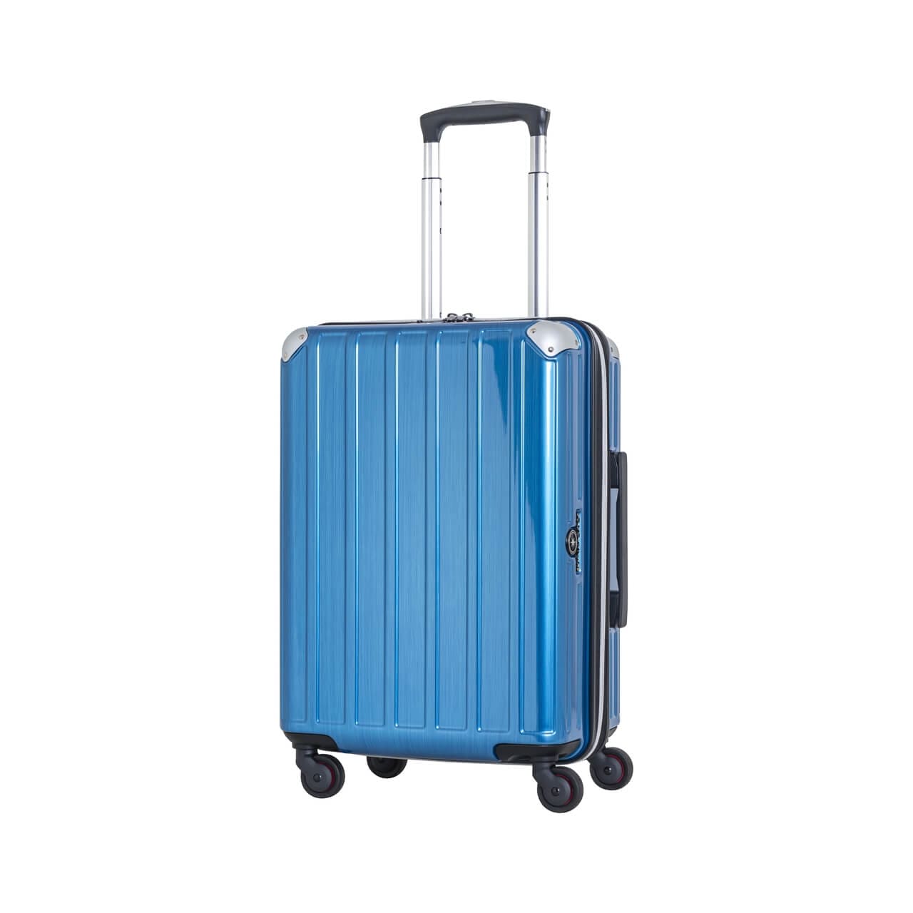SKYNAVIGATORのスーツケースSK-0739-50のブルーヘアラインの正面振り画像