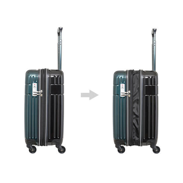 SKYNAVIGATORのスーツケースSK-0835-48のマチ拡張機能イメージ