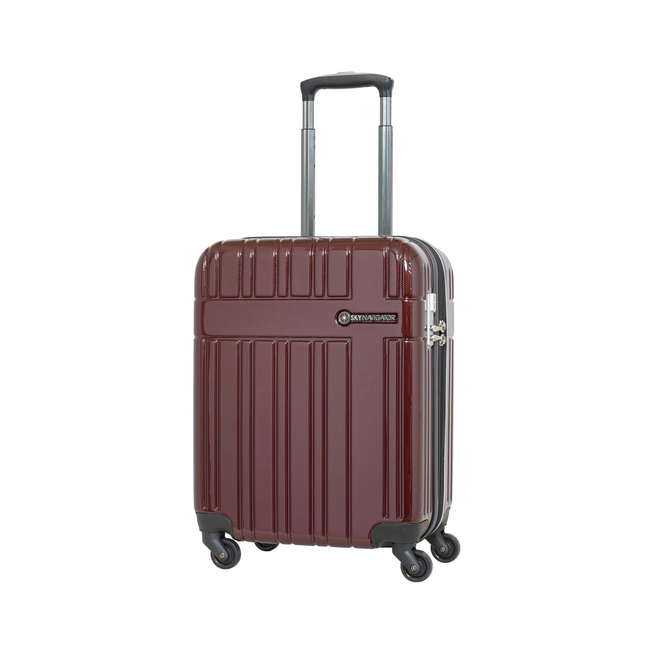 SKYNAVIGATORのスーツケースSK-0835-48のワインカーボンの正面振り画像