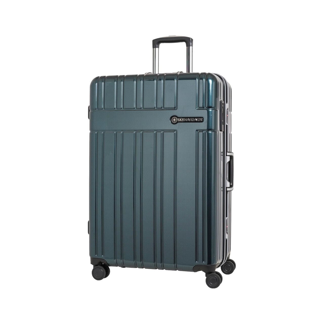 SKYNAVIGATORのスーツケースSK-0835-69のグリーンカーボンの正面振り画像